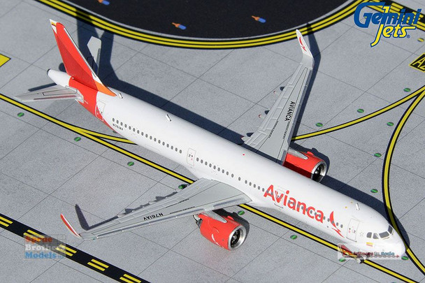 GEMGJ2006 1:400 Gemini Jets Avianca Airbus A321neo #N761AV (pre-painted/pre-built)