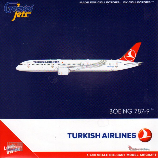 GEMGJ2018 1:400 Gemini Jets Turkish Airlines Boeing 787-9 Reg #TC-LLO (pre-painted/pre-built)