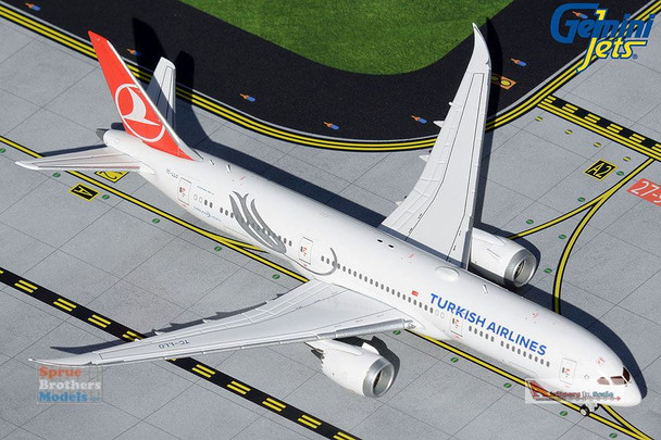 GEMGJ2018 1:400 Gemini Jets Turkish Airlines Boeing 787-9 Reg #TC-LLO (pre-painted/pre-built)