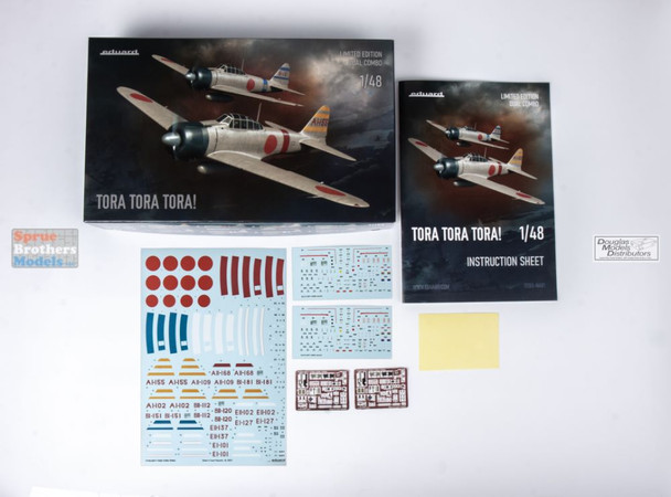 EDU11155 1:48 Eduard A6M2 Zero Type 21 'Tora Tora Tora!' DUAL COMBO Limited Edition