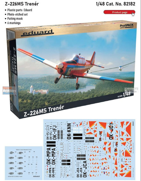 EDU82182 1:48 Eduard Z-226MS Trener ProfiPACK