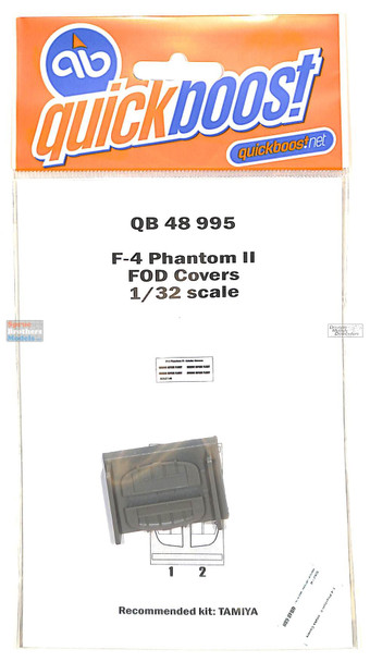 QBT48995 1:48 Quickboost F-4B Phantom II FOD Covers (TAM kit)