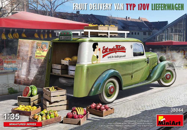 MIA38044 1:35 Miniart Fruit Delivery Van TYP 170V Lieferwagen