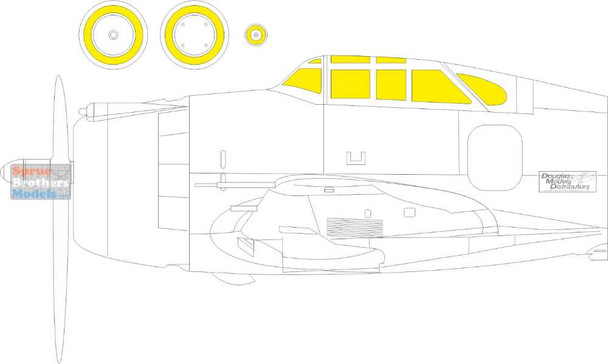 EDUCX616 1:72 Eduard Mask - P-43 Lancer (DRW kit)