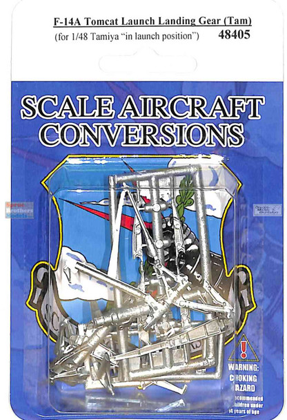 SAC48405 1:48 Scale Aircraft Conversions - F-14A Tomcat Launch Position Landing Gear (TAM kit)