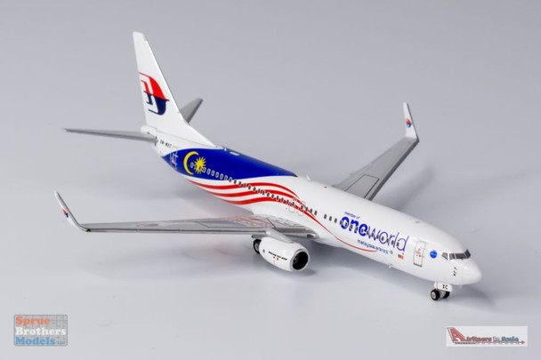 NGM58112 1:400 NG Model Malaysia Airlines B737-800(W) Reg #9M-MXC 'OneWorld' (pre-painted/pre-built)