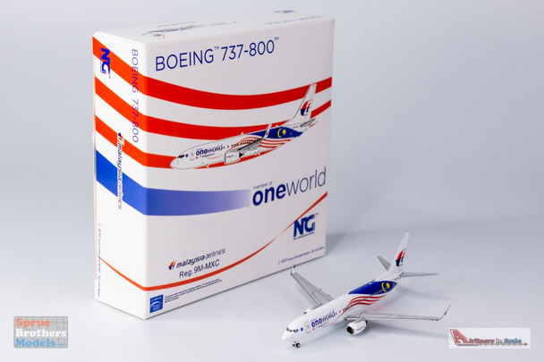 NGM58112 1:400 NG Model Malaysia Airlines B737-800(W) Reg #9M-MXC