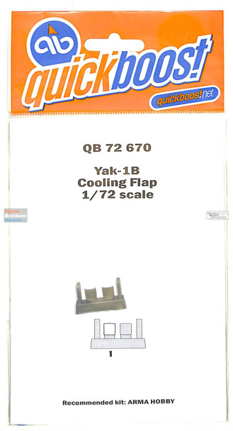 QBT72670 1:72 Quickboost Yak-1B Cooling Flap (ARM kit)