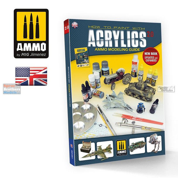 AMM6046 AMMO by Mig - How to Paint with Acyrlics 2.0 - AMMO Modeling Guide