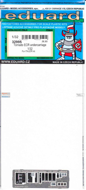 EDU32995 1:32 Eduard Color PE - Tornado ECR Undercarriage Detail Set (ITA kit)