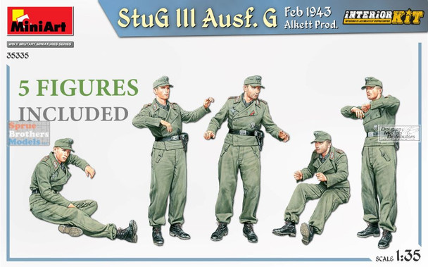 MIA35335 1:35 Miniart StuG III Ausf.G Feb 1943 Alkett Prod. [Interior Kit]