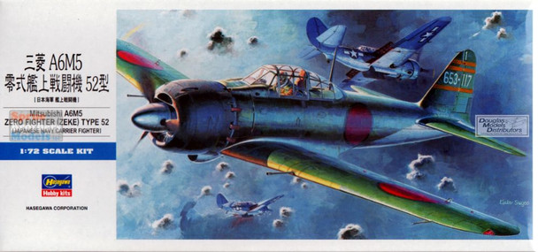 HAS00452 1:72 Hasegawa A6M5 Zero Fighter Zeke Type 52