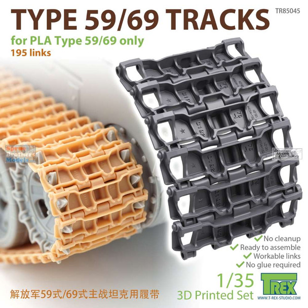 TRXTR85045 1:35 TRex - PLA Type 59/69 Tracks