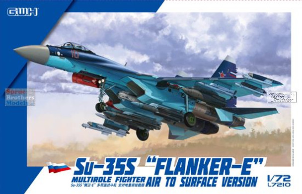 LNRL7210 1:72 Great Wall Hobby Su-35S Flanker-E Air to Surface Version