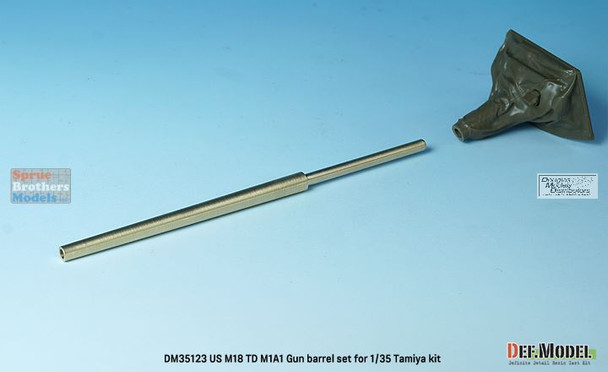 DEFDM35123 1:35 DEF Model M18 Hellcat 76mm M1A1 Gun Barrel (TAM kit)