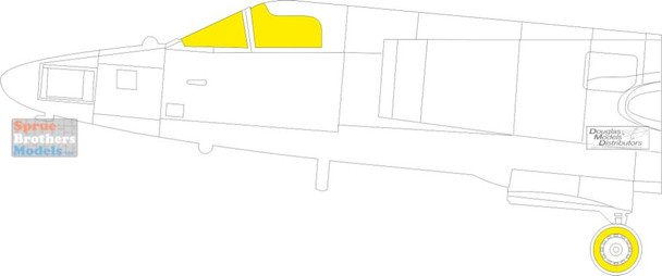 EDUCX623 1:72 Eduard Mask - U-2A Dragon Lady (HBS kit)