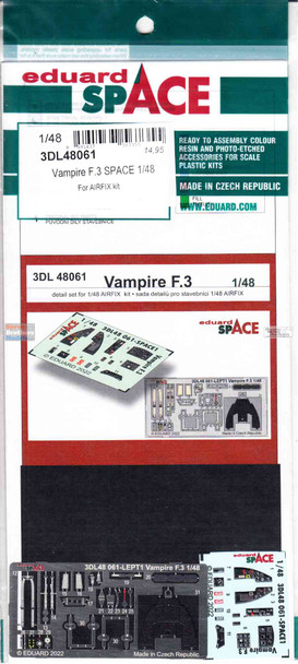 EDU3DL48061 1:48 Eduard SPACE - Vampire F.3 (AFX kit)