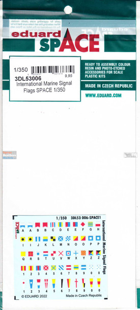 EDU3DL53006 1:350 Eduard SPACE - International Marine Signal Flags