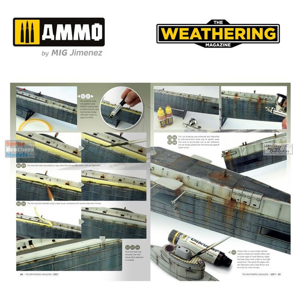 AMM4534 AMMO by Mig The Weathering Magazine #35 Grey