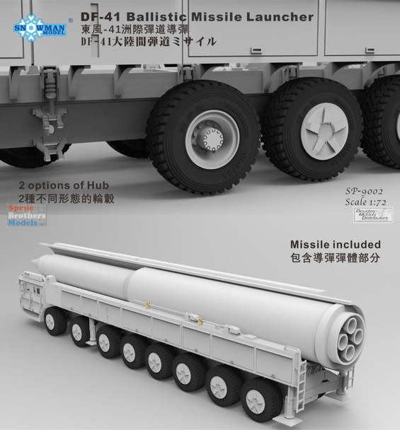 TAK09002 1:72 Takom/Snowman Model DF-41 Ballistic Missile Launcher