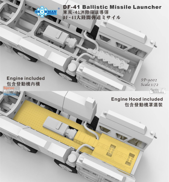 TAK09002 1:72 Takom/Snowman Model DF-41 Ballistic Missile Launcher