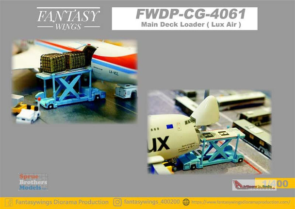FTWCG4061 1:400 Fantasy Wings Lux Air Main Deck Loader Set (pre-painted/pre-built)