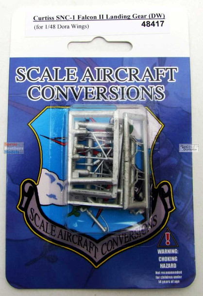 SAC48417 1:48 Scale Aircraft Conversions - Curtiss SNC-1 Falcon II Landing Gear (DRW kit)