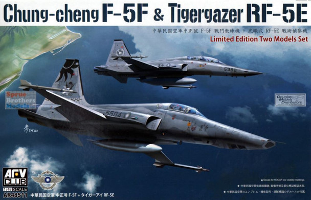 AFV48S11 1:48 AFV Club Chung-cheng F-5F Tiger II & Tigergazer RF-5E (2 kits)