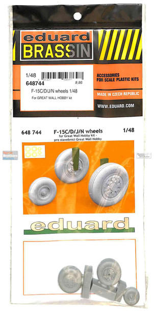 EDU648744 1:48 Eduard Brassin F-15C F-15D F-15J F-15N Eagle Wheels (GWH kit)