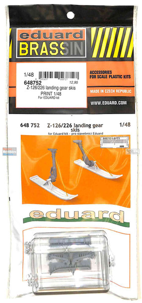 EDU648752 1:48 Eduard Brassin Print Z-126 Z-226 Landing Gear Skis (EDU kit)