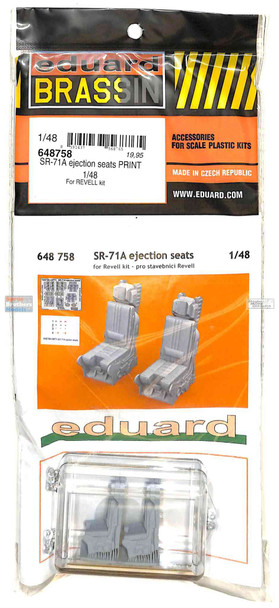 EDU648758 1:48 Eduard Brassin Print SR-71A Blackbird Ejection Seats (REV kit)