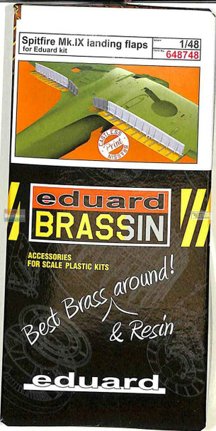 EDU648757 1:48 Eduard Brassin Print - Fw190D Landing Flaps Wooden (EDU kit)