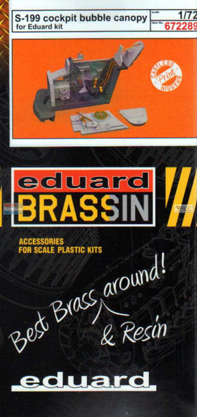 EDU672289 1:72 Eduard Brassin S-199 Cockpit Bubble Canopy (EDU kit)