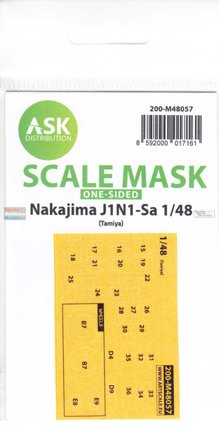 ASKM48057 1:48 ASK/Art Scale Mask - Nakajima J1N1-Sa (TAM kit)