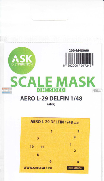 ASKM48060 1:48 ASK/Art Scale Mask - L-29 Delfin (AMK kit)