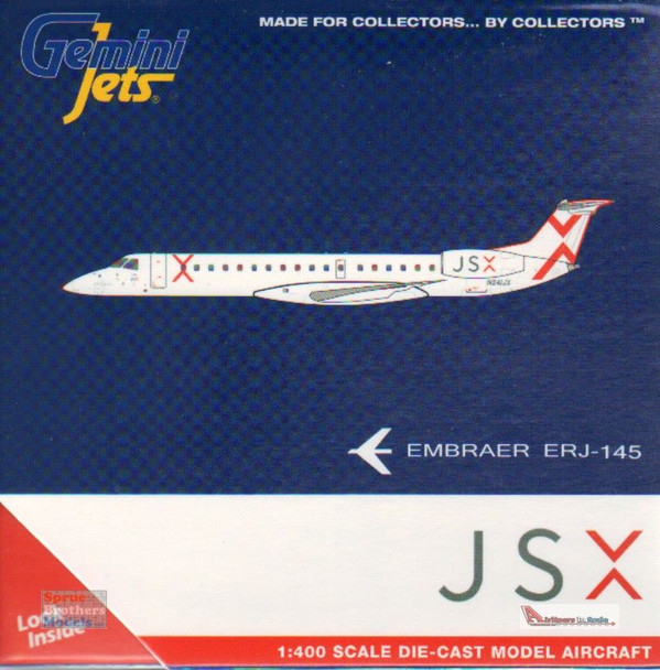 GEMGJ2071 1:400 Gemini Jets JSX Air Embraer ERJ-145LR Reg #N241JX (pre-painted/pre-built)