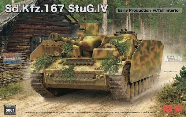 RFMRM5061 1:35 Rye Field Model Sd.Kfz.167 StuG.IV Early Production with Full Interior