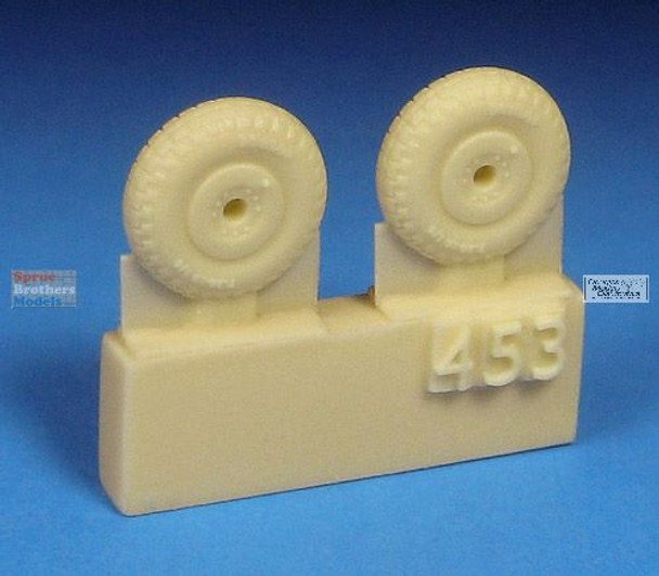 BARBR72453 1:72 BarracudaCast Spitfire Five Slot Z-Block Main Wheels