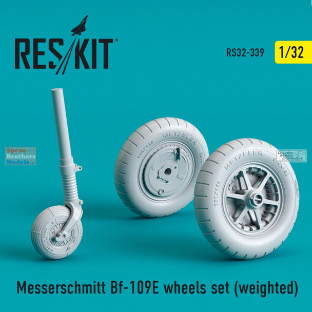 RESRS320339 1:32 ResKit Bf109E Wheels Set