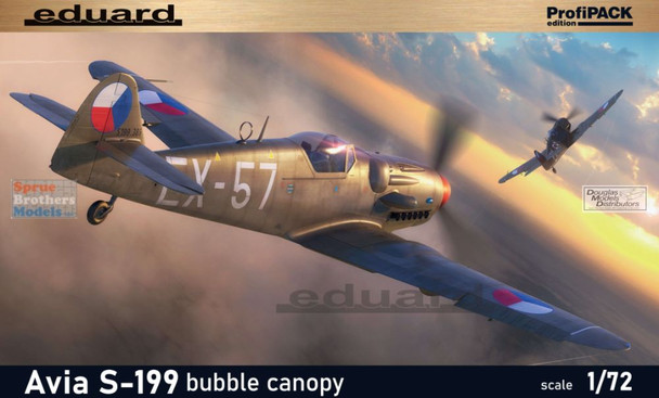 EDU70151 1:72 Eduard Avia S-199 Bubble Canopy ProfiPack Edition