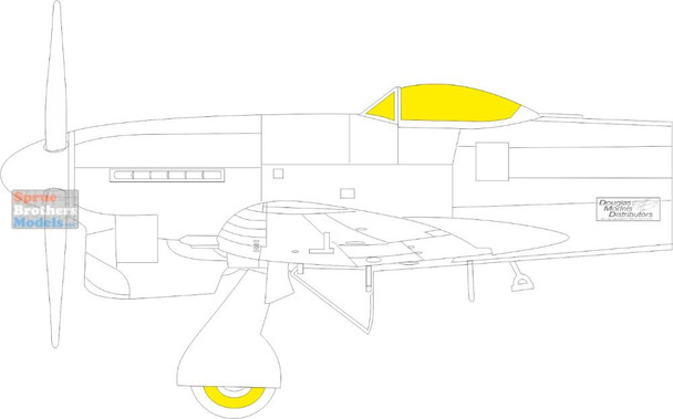 EDUCX627 1:72 Eduard Mask - Tempest Mk.V (AFX kit)