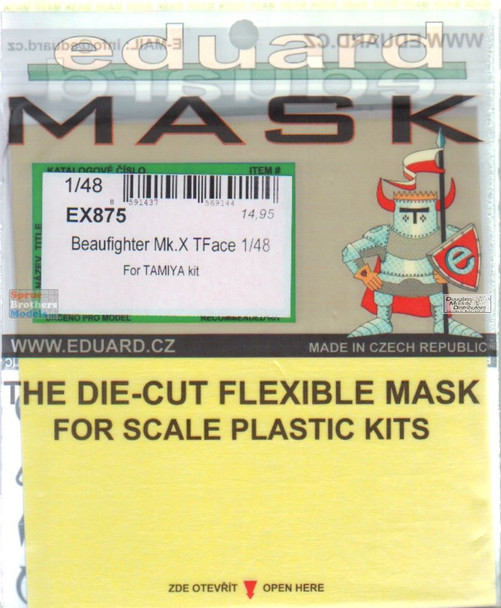 EDUEX875 1:48 Eduard Mask - Beaufighter Mk.X TFace (TAM kit)