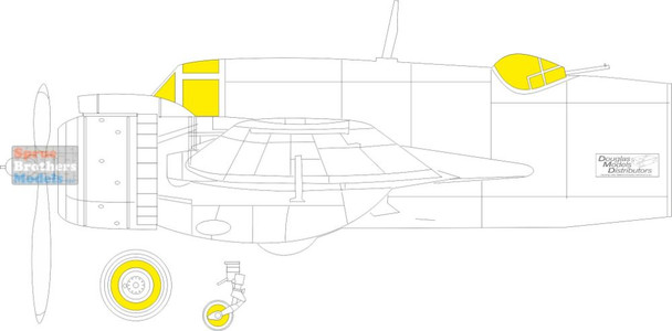 EDUEX875 1:48 Eduard Mask - Beaufighter Mk.X TFace (TAM kit)