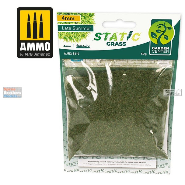 AMM8810 AMMO by Mig Static Grass - Late Summer 4mm