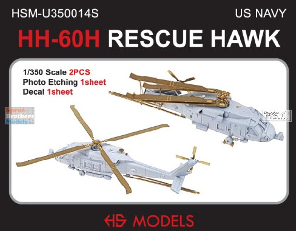 HSMU350014U 1:350 HS Models US Navy HH-60H Rescue Hawk