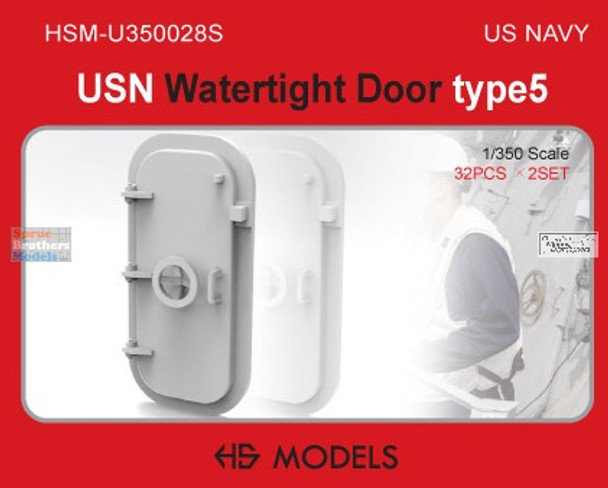 HSMU350028U 1:350 HS Models US Navy Watertight Doors Type 5