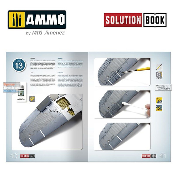 AMM6523 AMMO by Mig Solution Book - How To Paint WWII US Navy Late Aircraft