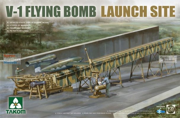 TAK02152 1:35 Takom V-1 Flying Bomb Launch Site