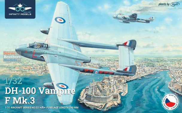 IFM3203 1:32 Infinity Models DH.100 Vampire F Mk.3