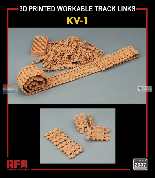 RFMRM2037 1:35 Rye Field Model KV-1 3D Printed Workable Track Link Set